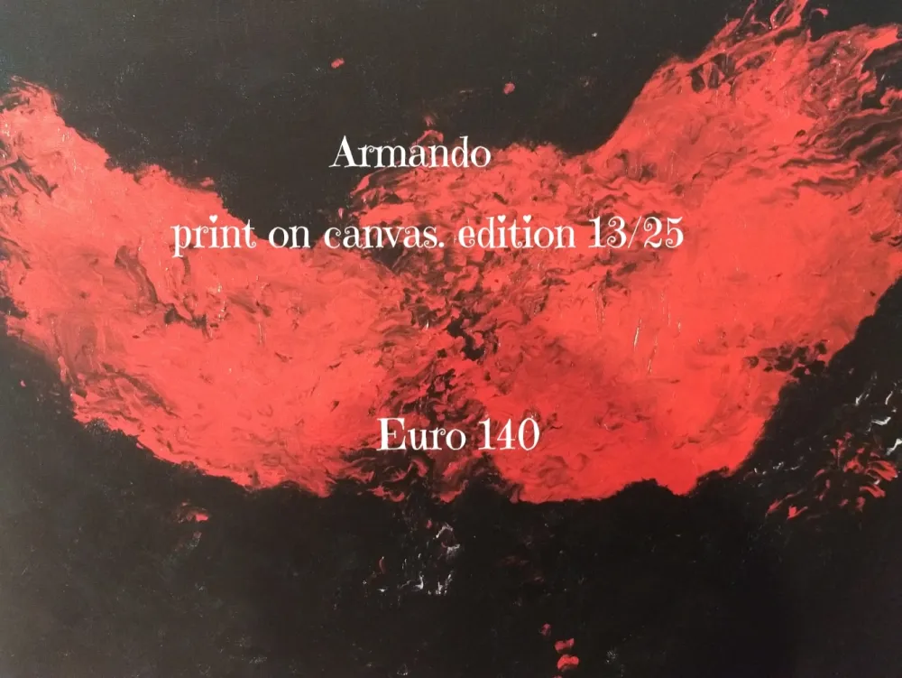 Litografia Armando - Print on cavas