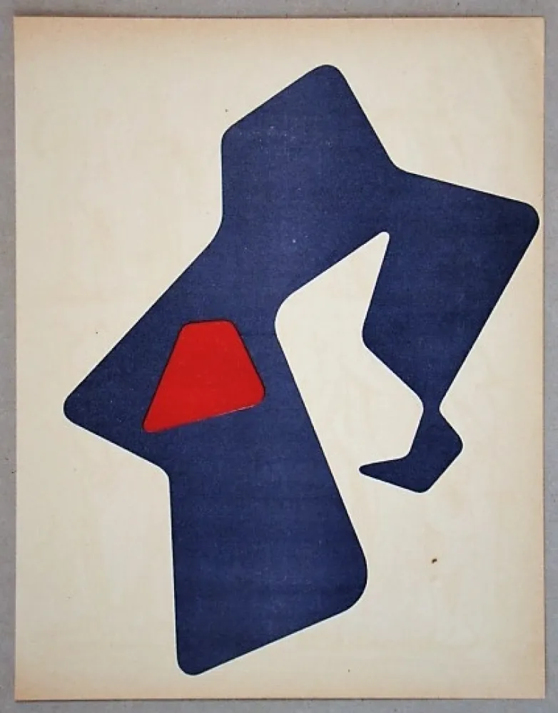 Litografia Arp - Heaume