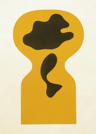 Xilogravura Arp - Le Soleil Recercle 