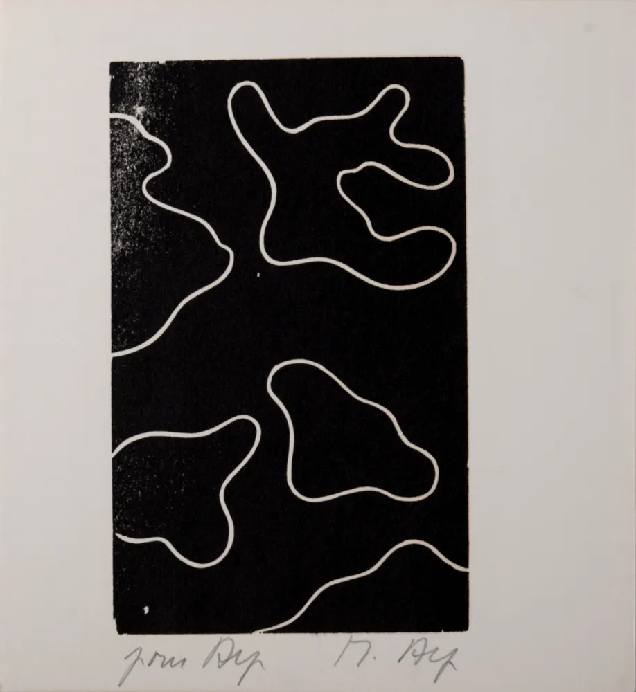 Xilogravura Arp - Multiple Femme VII, 1956