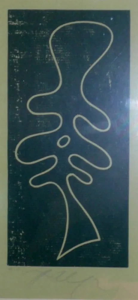Xilogravura Arp - Torse feuille