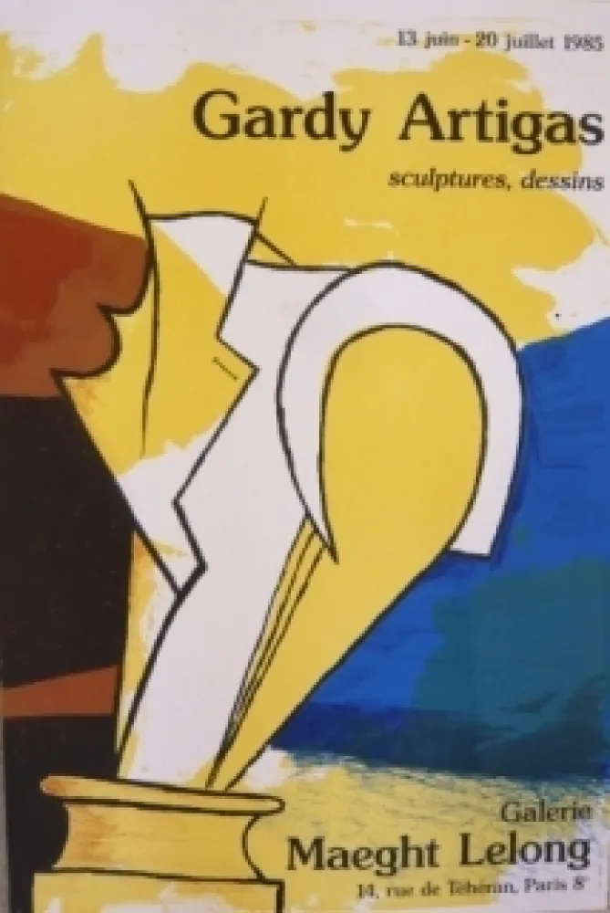 Cartaz Artigas - Affiche exposition galerie Maeght Lelong