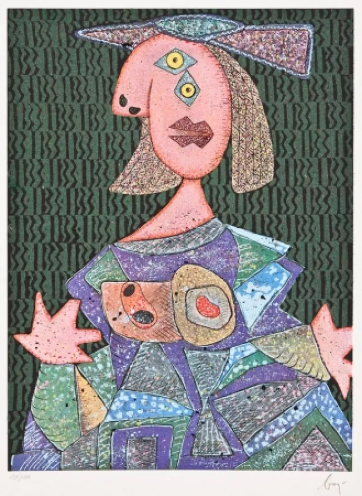 Múltiplo Baj - Femme assise