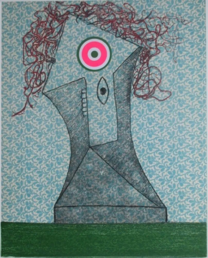 Gravura Baj - Femme dans un fauteuil