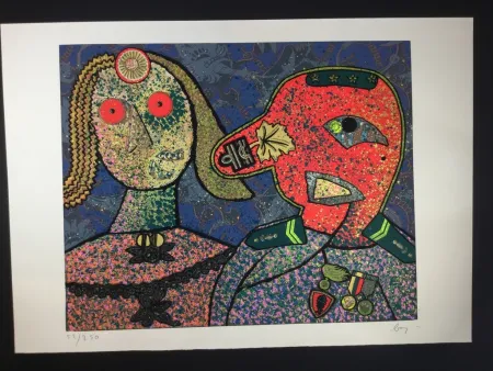 Múltiplo Baj - Il Generale Amin Dada e una delle sue mogli