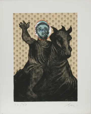 Água-Tinta Baj - Marcus Annius Verus Aurelius Antoninus