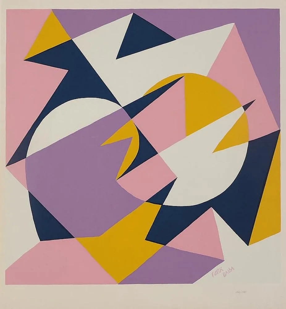 Serigrafia Balla - Velocita + Forme Rumore