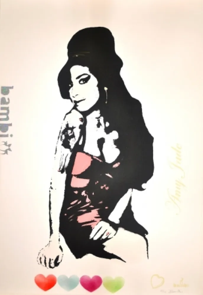 Múltiplo Bambi -  Amy (Winehouse) Red Unique with Diamond Dust