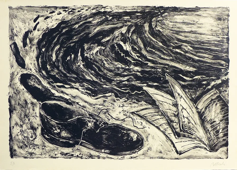 Litografia Barcelo - La chaussure