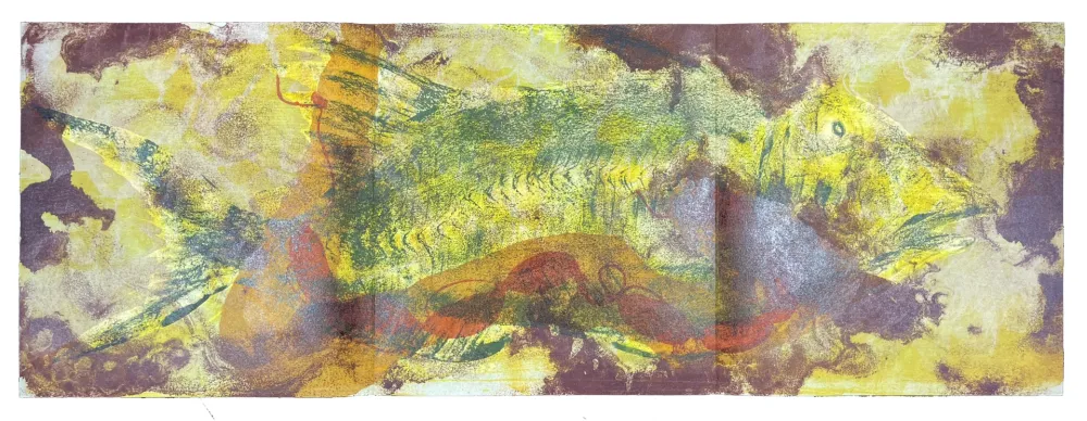 Litografia Barcelo - La Chenille / La Carpe