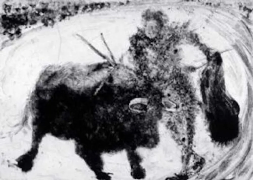 Água-Forte E Água-Tinta Barcelo - La Tauromaquia