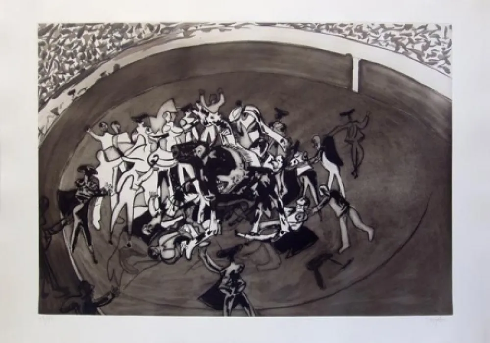 Água-Forte E Água-Tinta Barjola  - Cogida