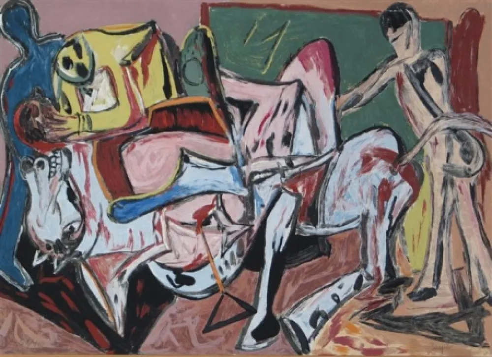 Serigrafia Barjola  - Tauromaquia