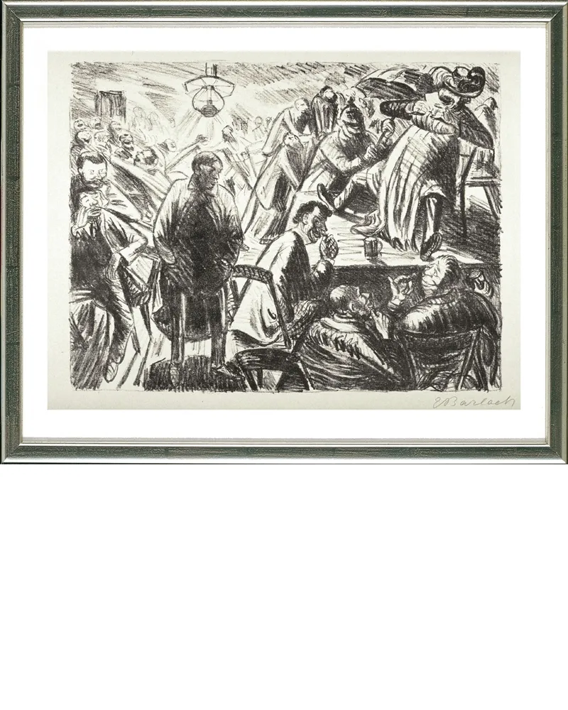 Litografia Barlach - Frau Venus, 1919