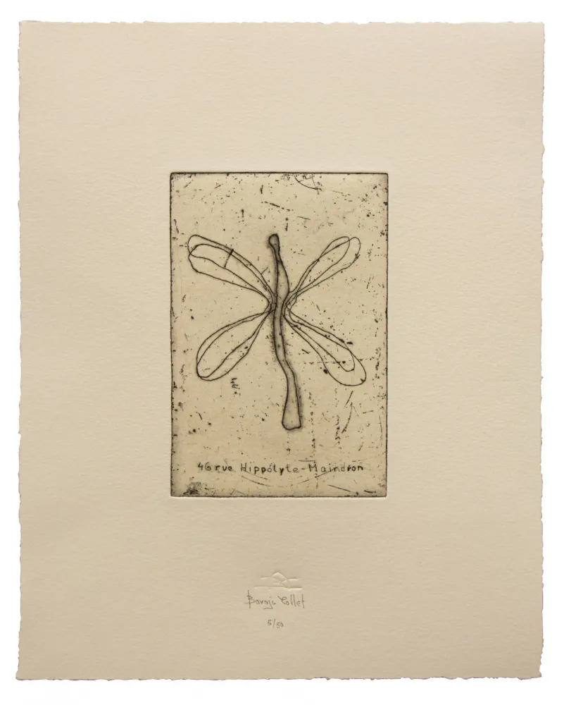 Água-Forte Baroja-Collet - 46 Rue Hippólyte-Maindron