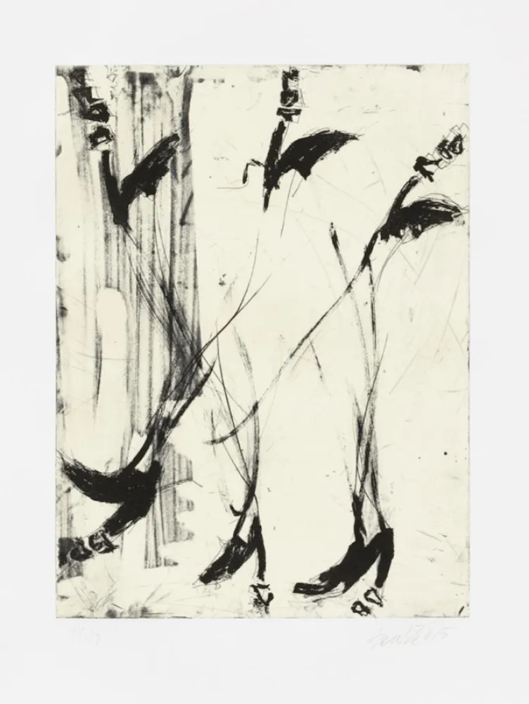 Água-Forte E Água-Tinta Baselitz - Sono sei piedi