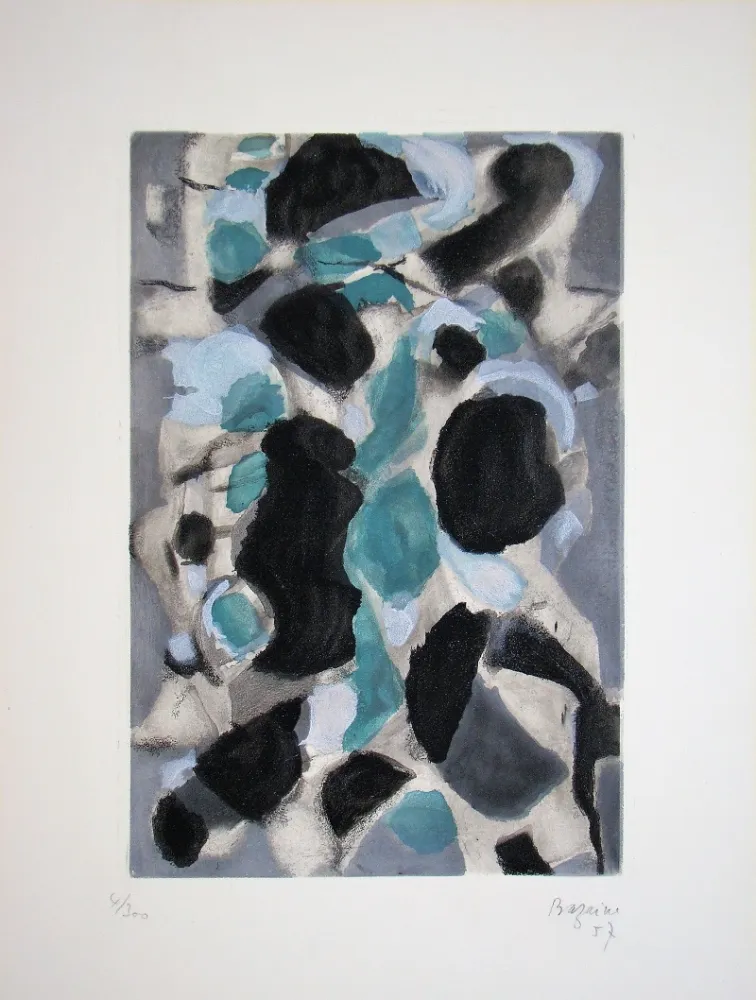 Água-Forte Bazaine - Composition, 1957