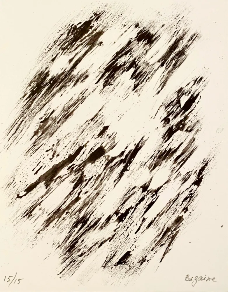 Litografia Bazaine - Quoi le vide après ?