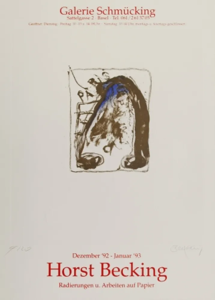 Talhe-Doce Becking - Radierungen und Arbeiten auf Papier