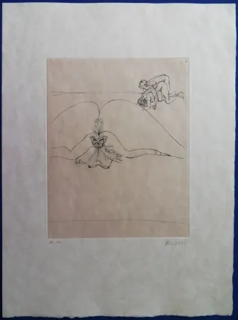 Gravura Bellmer - Le corps s'offre