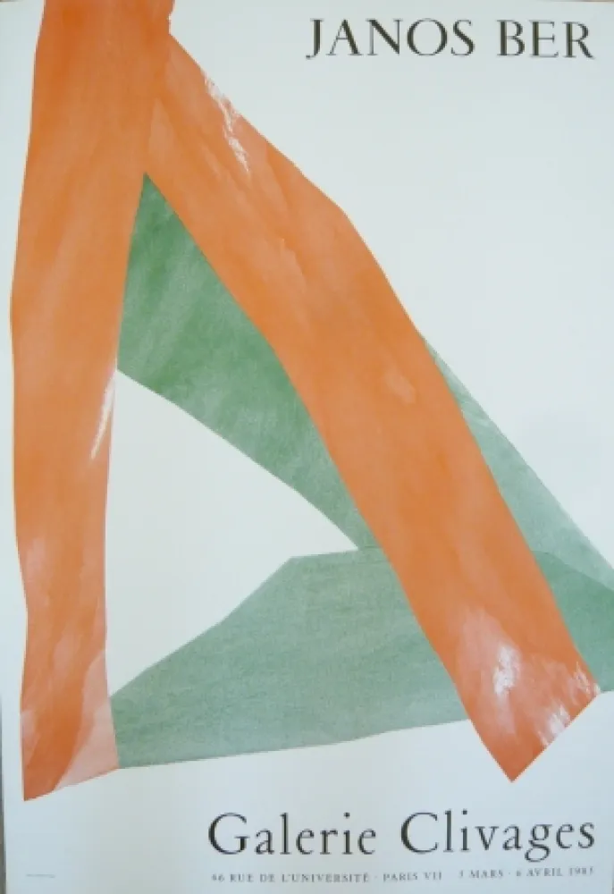 Cartaz Ber - Affiche exposition galerie Clivages 