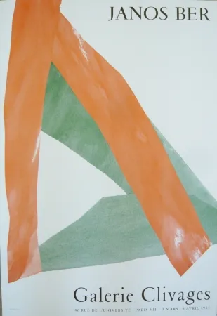 Cartaz Ber - Affiche exposition galerie Clivages 