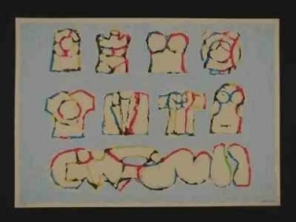 Serigrafia Berrocal - Sans titre