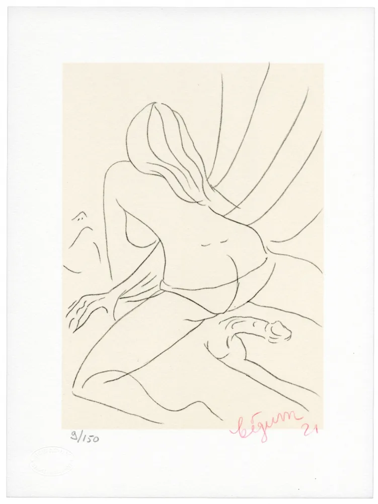 Litografia Bigum - Sans titre