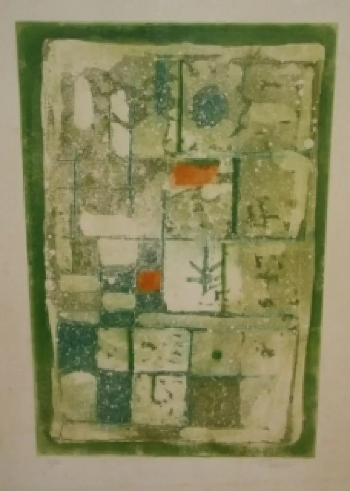 Água-Forte E Água-Tinta Bissiere - Sans titre