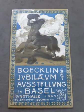 Cartaz Boecklin - Le centaure ,musée de Bâle 