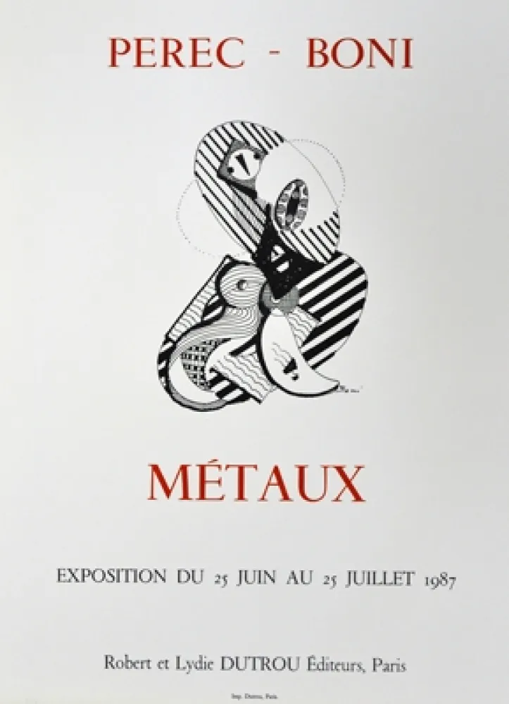 Cartaz Boni - Metaux
