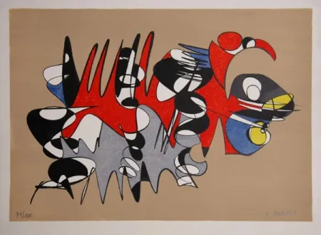 Litografia Bordas - Untitled