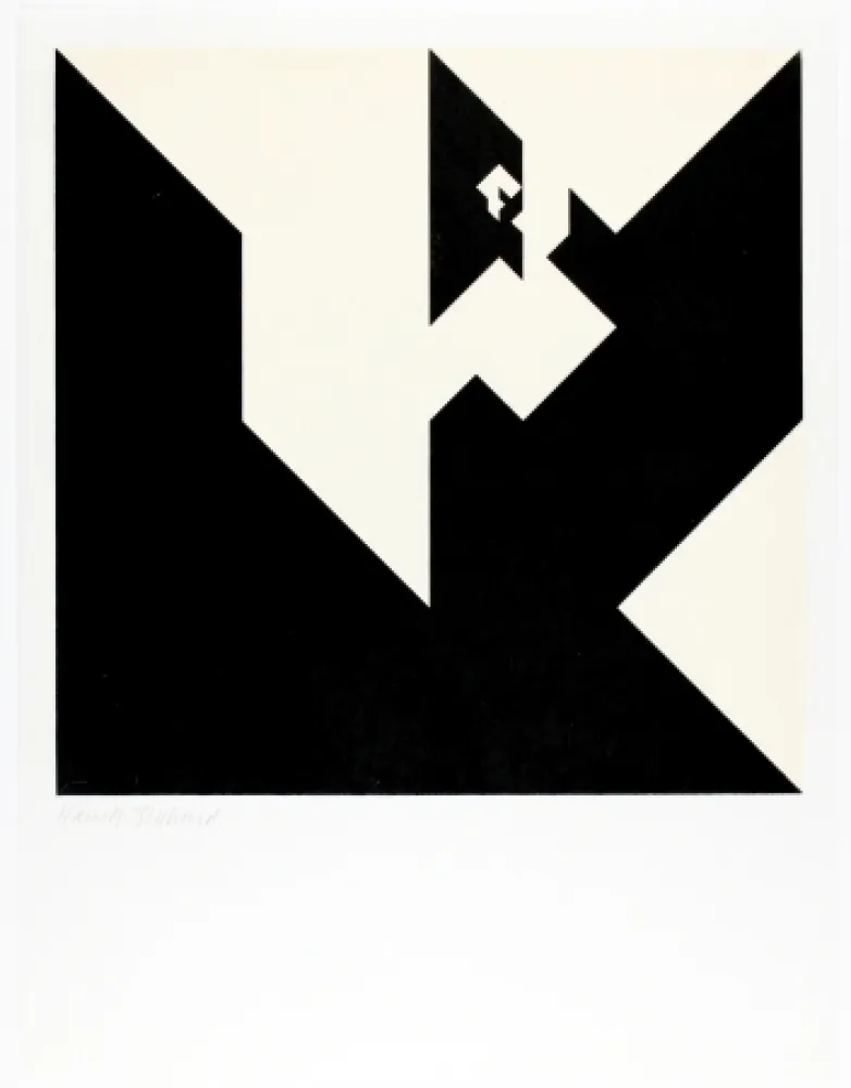 Xilogravura Bosshard - Variation 8