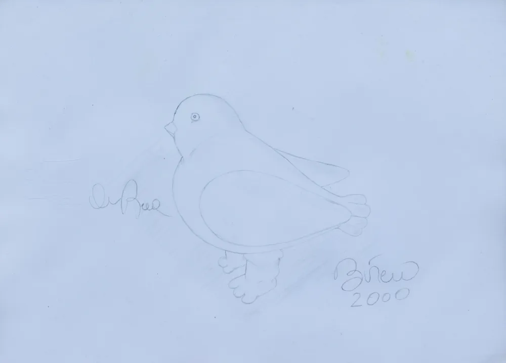 Serigrafia Botero - Paloma, 2000