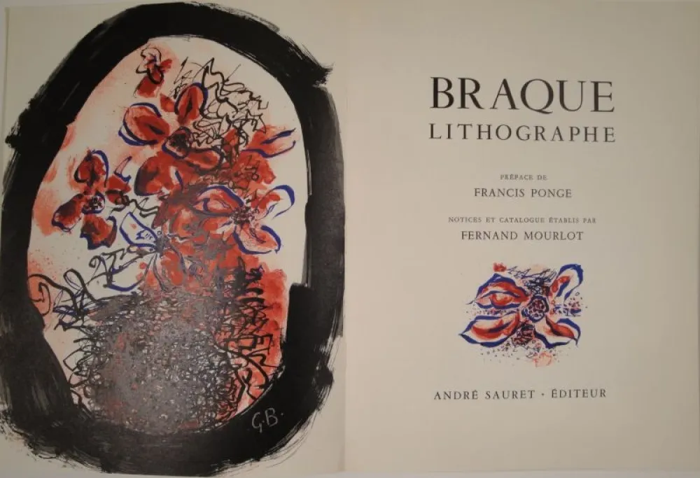 Livro Ilustrado Braque - Braque Lithographe
