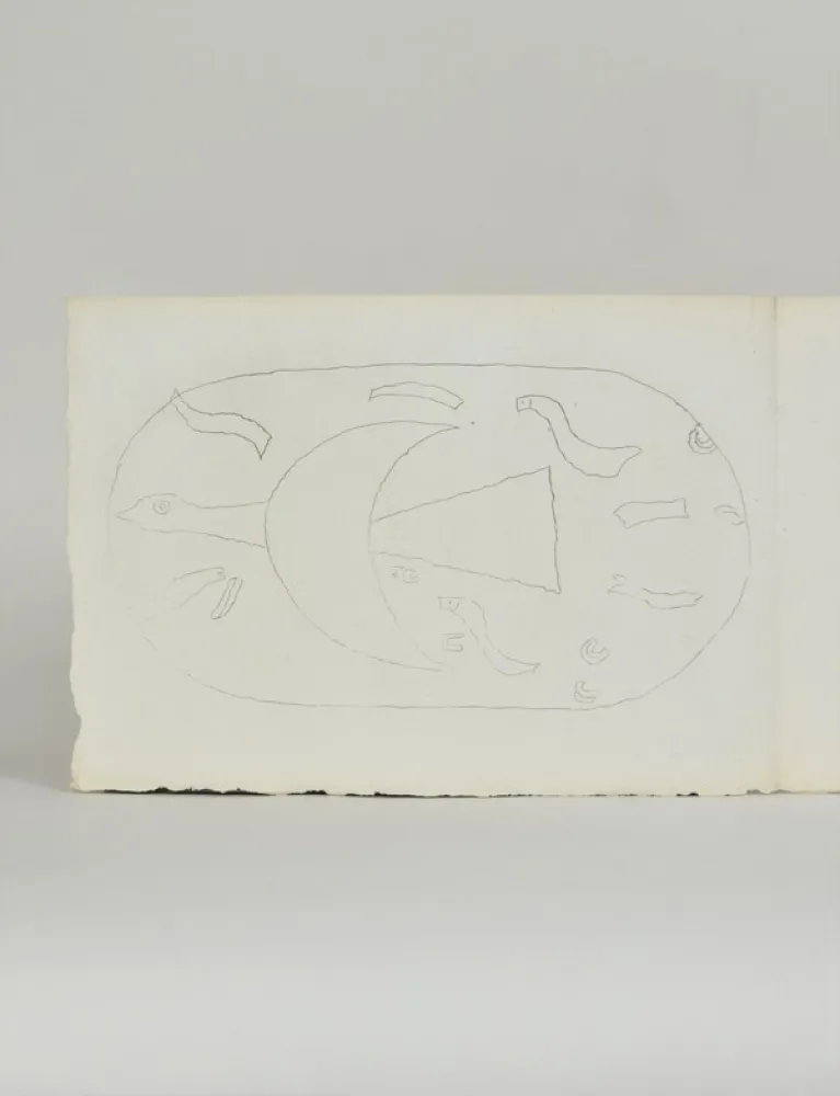 Gravura Braque - Chants de Milarepa