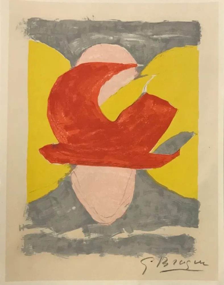 Litografia Braque - Descente aux enfers planche 4 