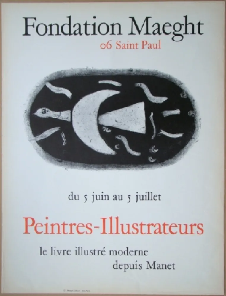 Litografia Braque - Fondation Maeght