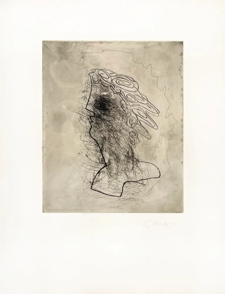Gravura Braque - Grande tête