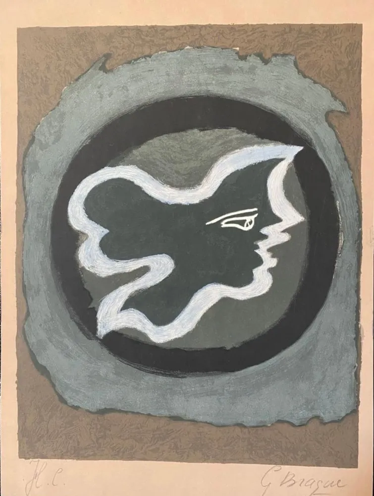 Litografia Braque - Greek Profile M. 76 – 146