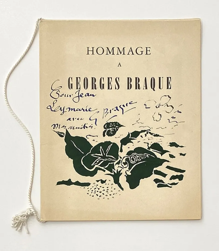 Litografia Braque - Hommage à Georges Braque