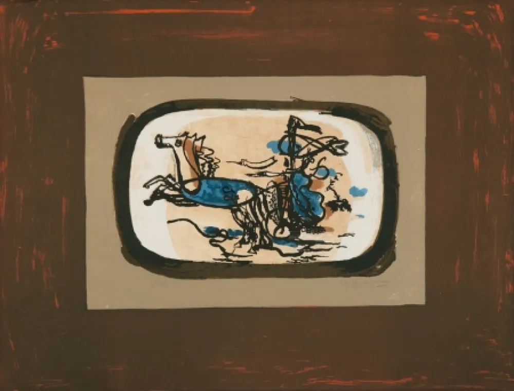 Litografia Braque - Le char II