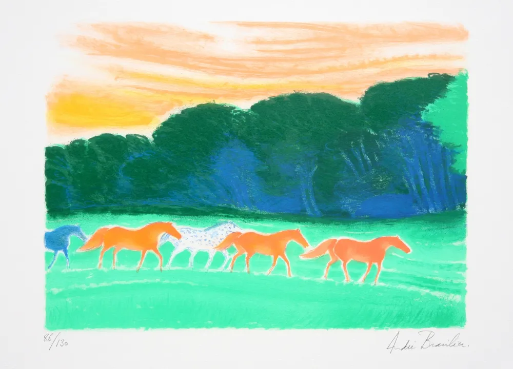 Litografia Brasilier - Promenade en Lisieres