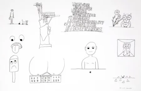 Litografia Breuning  - Random thoughts about life 1