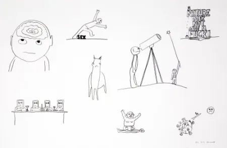 Litografia Breuning  - Random thoughts about life 2