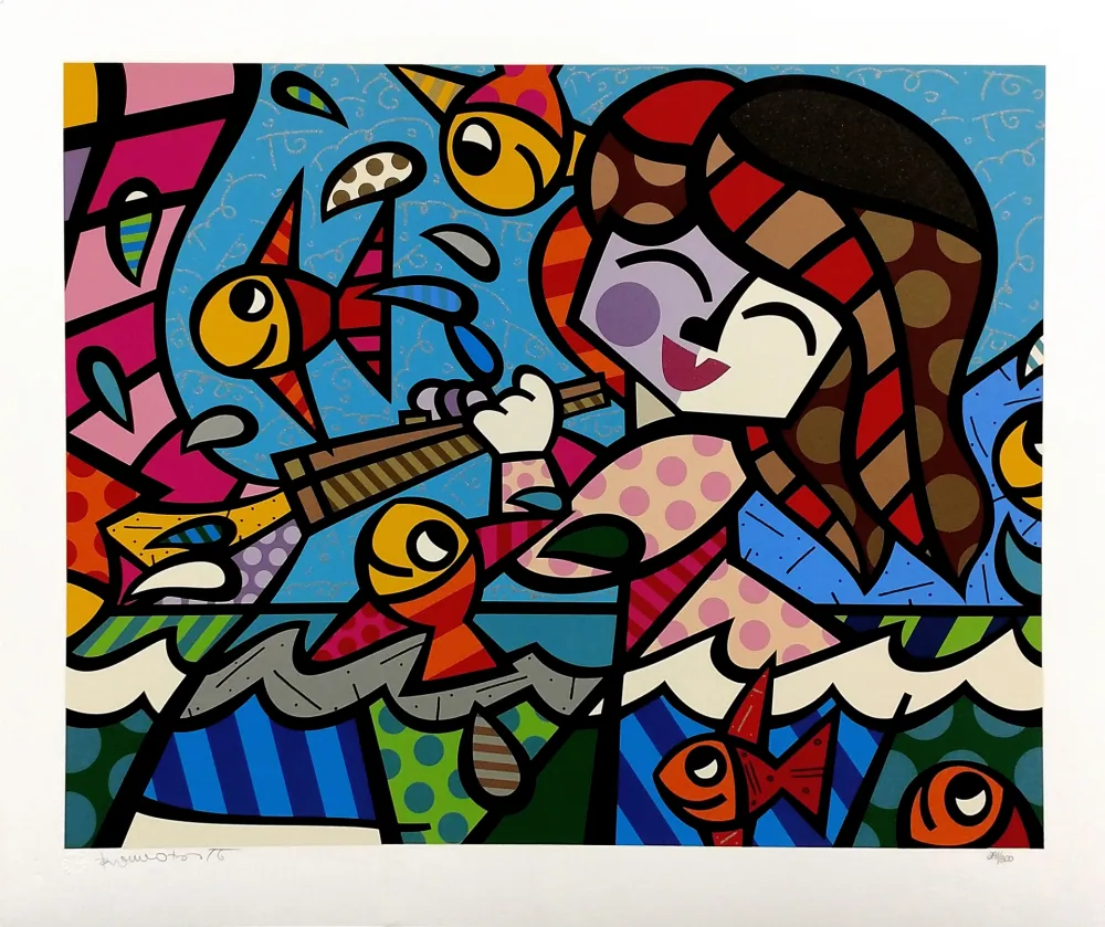 Serigrafia Britto - NEPTUNE'S DAUGHTER