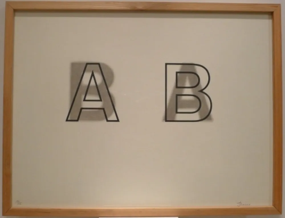 Litografia Brossa - Sin Título