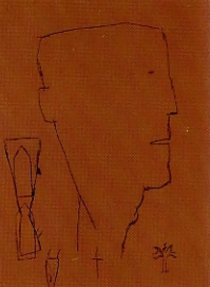 Litografia Brown - Self portrait 20