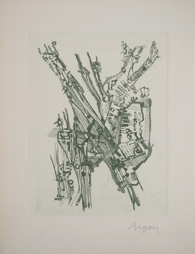 Gravura Bryen - Paysage abstrait