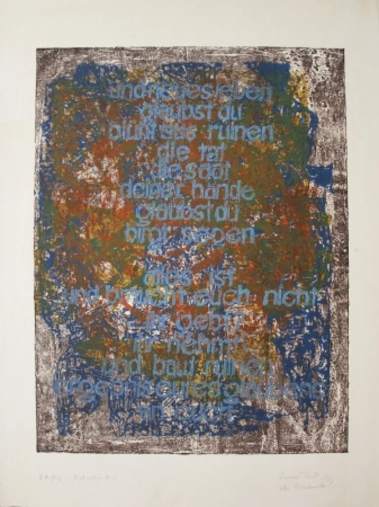 Litografia Bub - Fortschritt? / Progress?